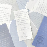 paper poem 30枚入りペーパー ブルー系<P516>
