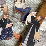 送料無料【S903コラージュ素材】海外シール　ジャンクジャーナル　人物　ヴィンテージ  日記　おすそ分け　