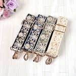 スマホストラップ　スマホショルダー　太め　インド刺繍リボン