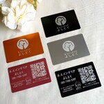 送料込み アルミ製カラーカード 席札 メニュー表☆フードコートの席札などアイデア次第で☆