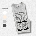 Tシャツ「まちがい探し フェス」ホワイト