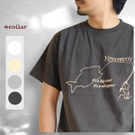 Tシャツ「fishing」スミ色