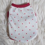 犬服　ミニハート柄タンクトップ