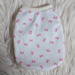 犬服　ミニリボン柄タンクトップ