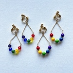 【写真左】❤️💛💚💙💜5colorピアス
