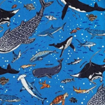 ◉ 海の生き物 ◉ コップ袋（ブルー）