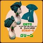 新作　CSTC キャンディスカーフターバンキャップ　ダブルガーゼ　夏向き　帽子　ターバン　ヘアターバン　ヘアバンド
