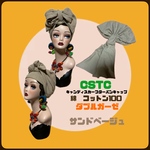 新作　CSTC キャンディスカーフターバンキャップ　ダブルガーゼ　夏向き　帽子　ターバン　ヘアターバン　ヘアバンド