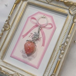うるうるいちごときらめくお花のめじるしアクセサリー🍓