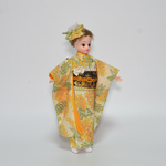 リカちゃんブライス着物 金襴帯＊木綿ミモザ