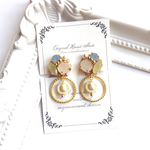【再販】blue×yellowビジューイヤリング