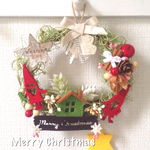 Xmas☆miniリース（お家）