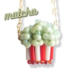 11cmドール用 poppin' popcorn pochette(matcha)