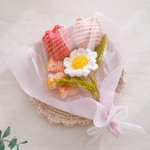 枯れない花束　毛糸の花束　チューリップ　デイリー　すずらん　プレゼント　誕生日　母の日　父の日