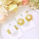 🌷在庫処分SALE お花 ワンコイン アクセサリーセット イヤリング ピアス