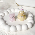 あひるちゃん×くまさん🧸💓インテリアに♡【さくら咲くminne販売会🧸🌸】
