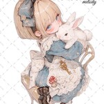original sticker « no.8439 »     //     人物ステッカー オリジナルステッカー オリジナル人物ステッカー ステッカー cotton melody