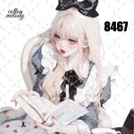 original sticker « no.8467 »     //     人物ステッカー オリジナルステッカー オリジナル人物ステッカー ステッカー cotton melody