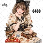 original sticker « no.8480 »     //     人物ステッカー オリジナルステッカー オリジナル人物ステッカー ステッカー cotton melody
