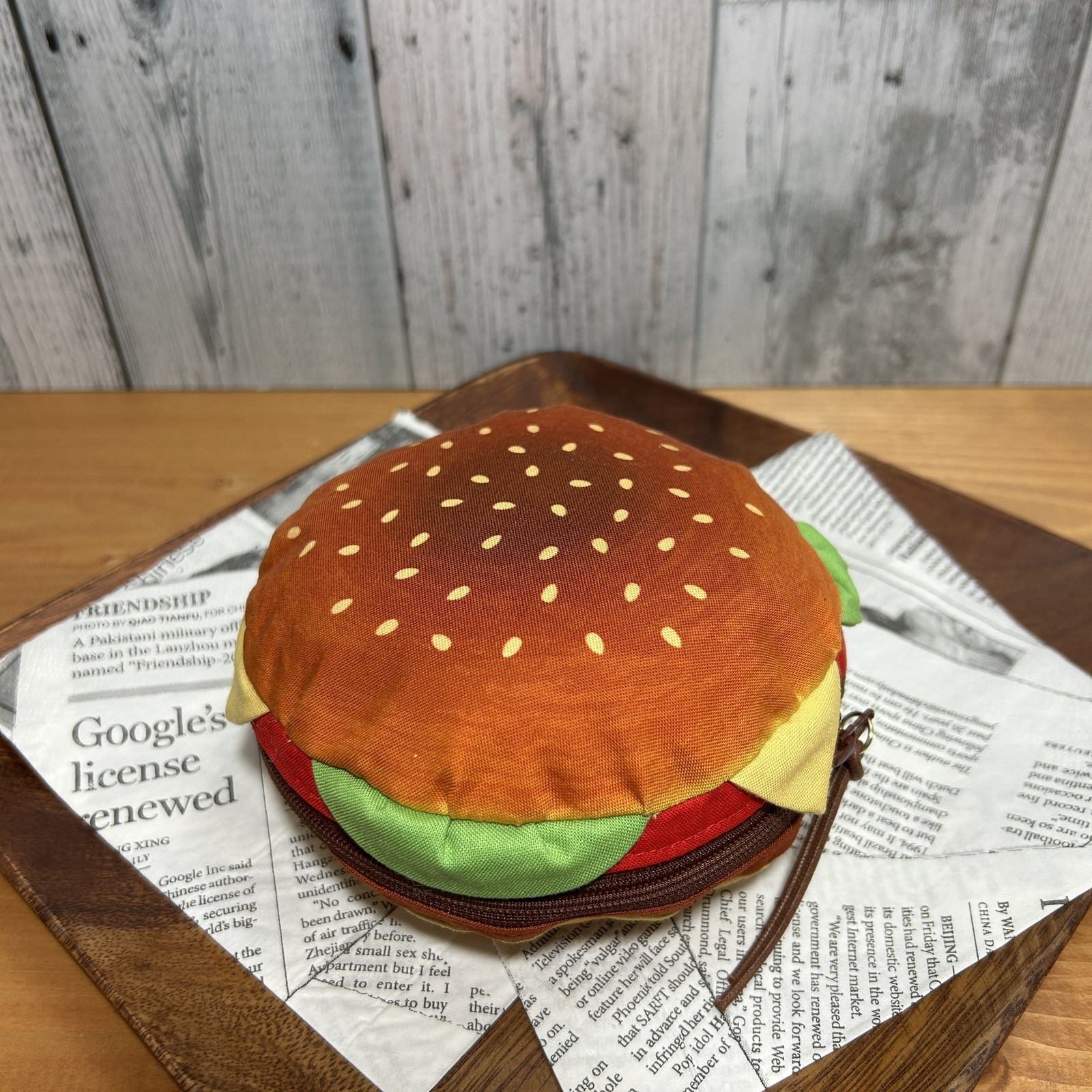 リアル ハンバーガーポーチ｜小物入れ パン雑貨 ミニポーチ おもしろ