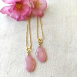 桜の花びらのような、桜貝ネックレス🌸