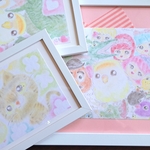 funappp様専用❤️愛するウチの子と大切な仲間たちのソフトパステル画 セット