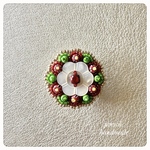 H様専用ページ　Folklore Pin Badge ビーズ刺繍ピンバッチ