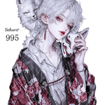 《 No.995 》Sakuraꕤ オリジナル人物ステッカー シール ステッカー