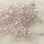 期間限定SALE【10㌘/3㍉×6㍉】【bg-fp-50】❁ファルファーレ/ピーナッツビーズ❁カラーレインボー❁ライラックレインボー❁