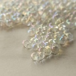 期間限定SALE【10㌘/3㍉×6㍉】【bg-fp-52】❁ファルファーレ/ピーナッツビーズ❁カラーレインボー❁クリアレインボー❁