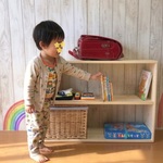 フリーラック　ボックス収納　オープンラック　教具棚　おもちゃ収納　モンテッソーリ　 ~ミディアム~ 90cm