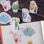 海のクリームソーダシール