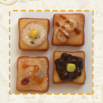 トースト 4種 マグネット(小)