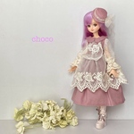 リカちゃん服　ブライス服　アンティーク風ドレス　春バラの囁き🌹
