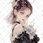 ℳ. xoxoshop オリジナル人物ステッカー2026.3月No.215
