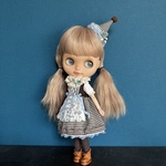とんがり帽子とワンピースセット　ブライスアウトフィット