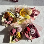 【1/20商品更新】'お花屋さんが作る編み物のお花'もこはなブーケ　プレゼントに