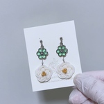 梅結び×桜ピアス（イヤリング）🌸💚