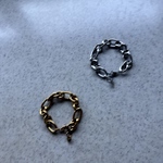 ーvolume chain braceletー　ハート　ハートブレスレット　ブレスレット　チェーンネックレス　チェーンブレスレット　サージカルステンレス　金属アレルギー対応　シルバーアクセサリー