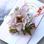 【祝儀袋】ピンク系のクリスマスローズのお祝い袋【オーナーデザイン】結婚祝い/卒業祝い/入学祝い/就職祝い/お誕生日