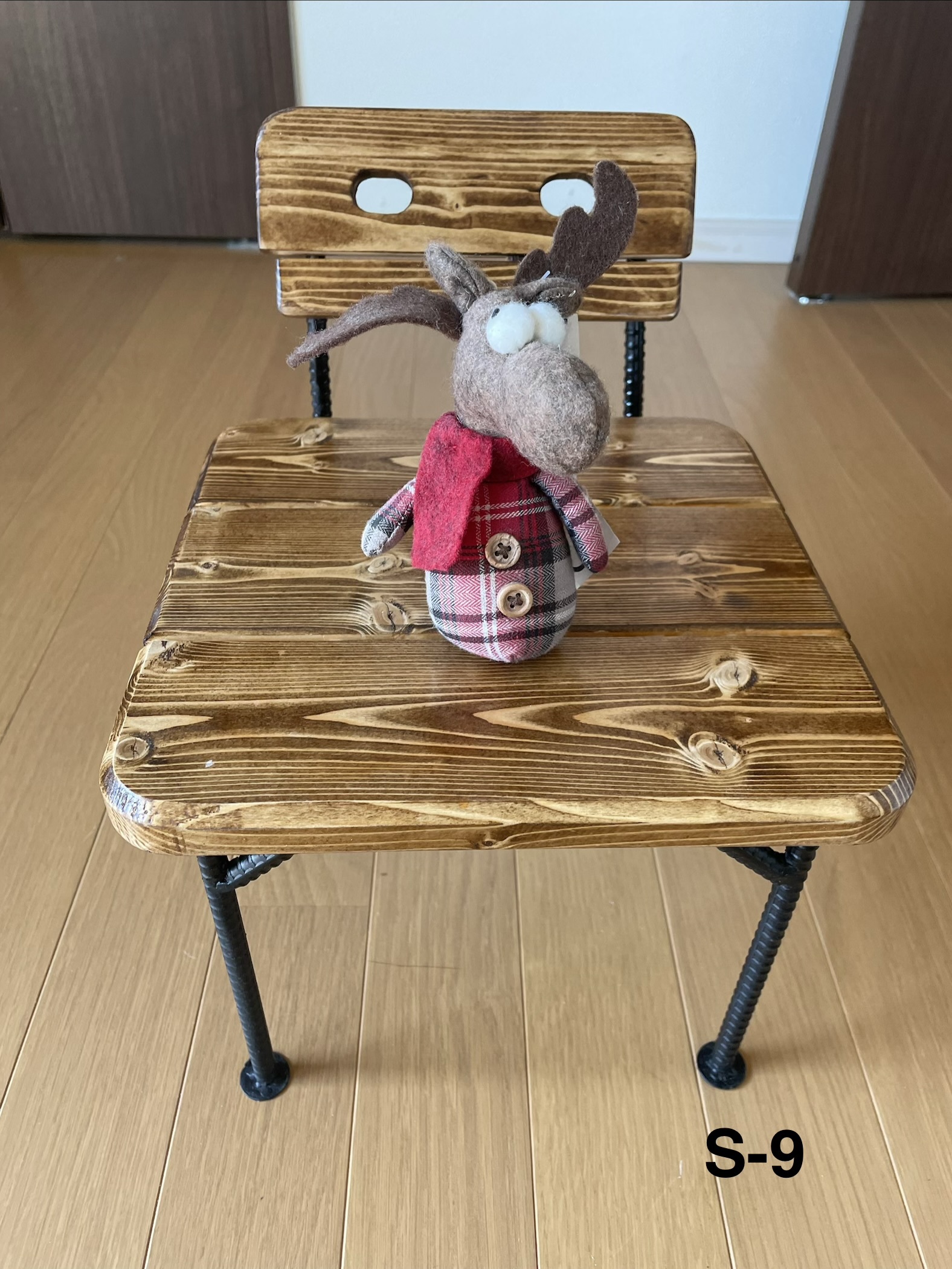 木製椅子 ハンドメイド インテリア アンティーク 一点物 スツール 