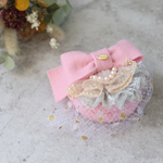 【即納品/完成品】ロイヤル・トーク帽　”sakura pink "