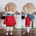Newいちごパーカーセット1（ねんどろいどどーるオビツ11ボディ共有サイ