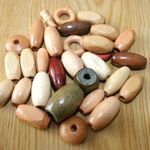 ハンドメイド資材☆木製ボタンいろいろ ３０個