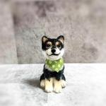 送料無料「手乗り黒柴ちゃん」羊毛フェルト  