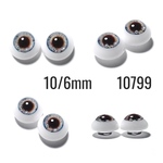 10799 ✤ 10/6mm ドール用アイチップ REALTYPE