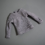 【受注生産】damage T-shirt (GRAY)