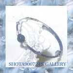 ［再販］天使の石　エンジェライト　シングル　ワイヤーブレスレット　#minne_new