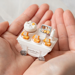 ミニチュア【🐄モウモウさんの洋菓子ワゴン】〜モウモウさんの洋菓子店シリーズ〜
