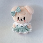 skzoo 10cmぬい用　ワンピース(みずいろ)
